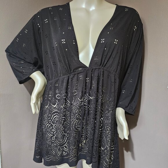 Dotti Plus Size Gypsy Gem Swim Cover-up 1X - Picture 2 of 7